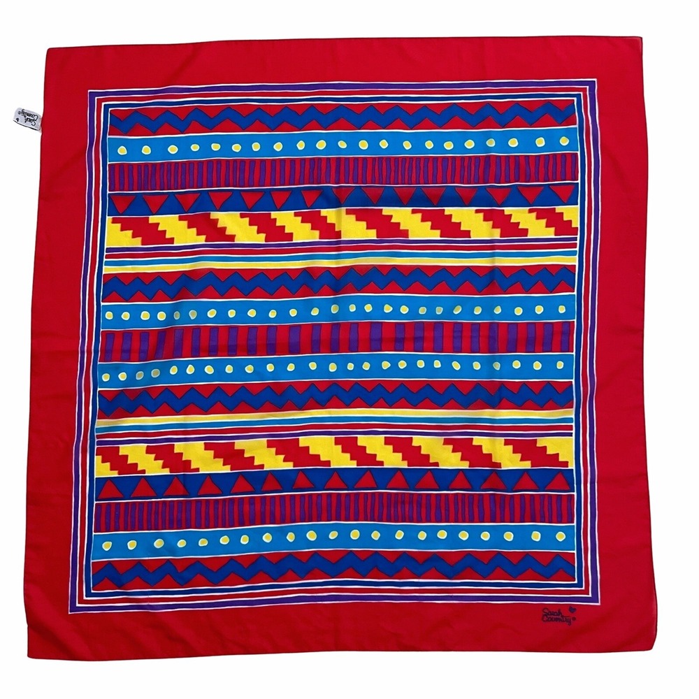 Vintage Sarah Coventry scarf 29.5"